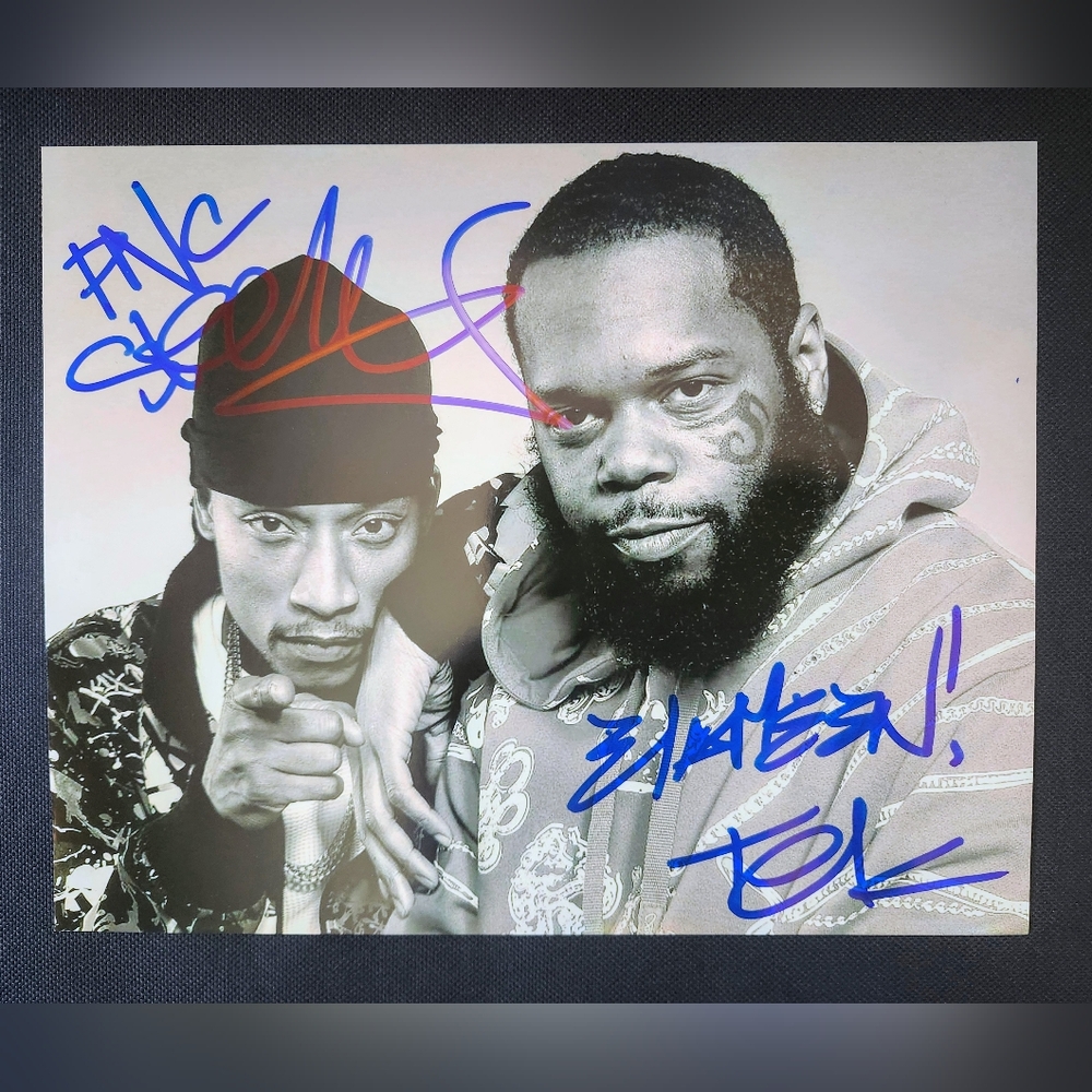 Vintage Smif n wessun signed photo wu tang clan a tribe called quest Nas fugees